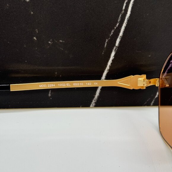 NEW VERSACE VE2284 1002/EL SUNGLASSES WOMEN GOLD/PINK VE2284 1002EL EYEWEAR